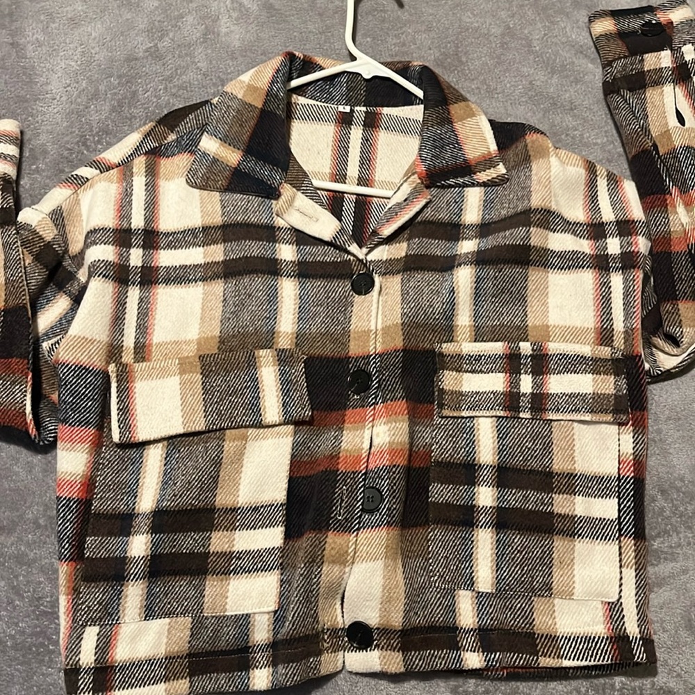 Brown cardigan vest